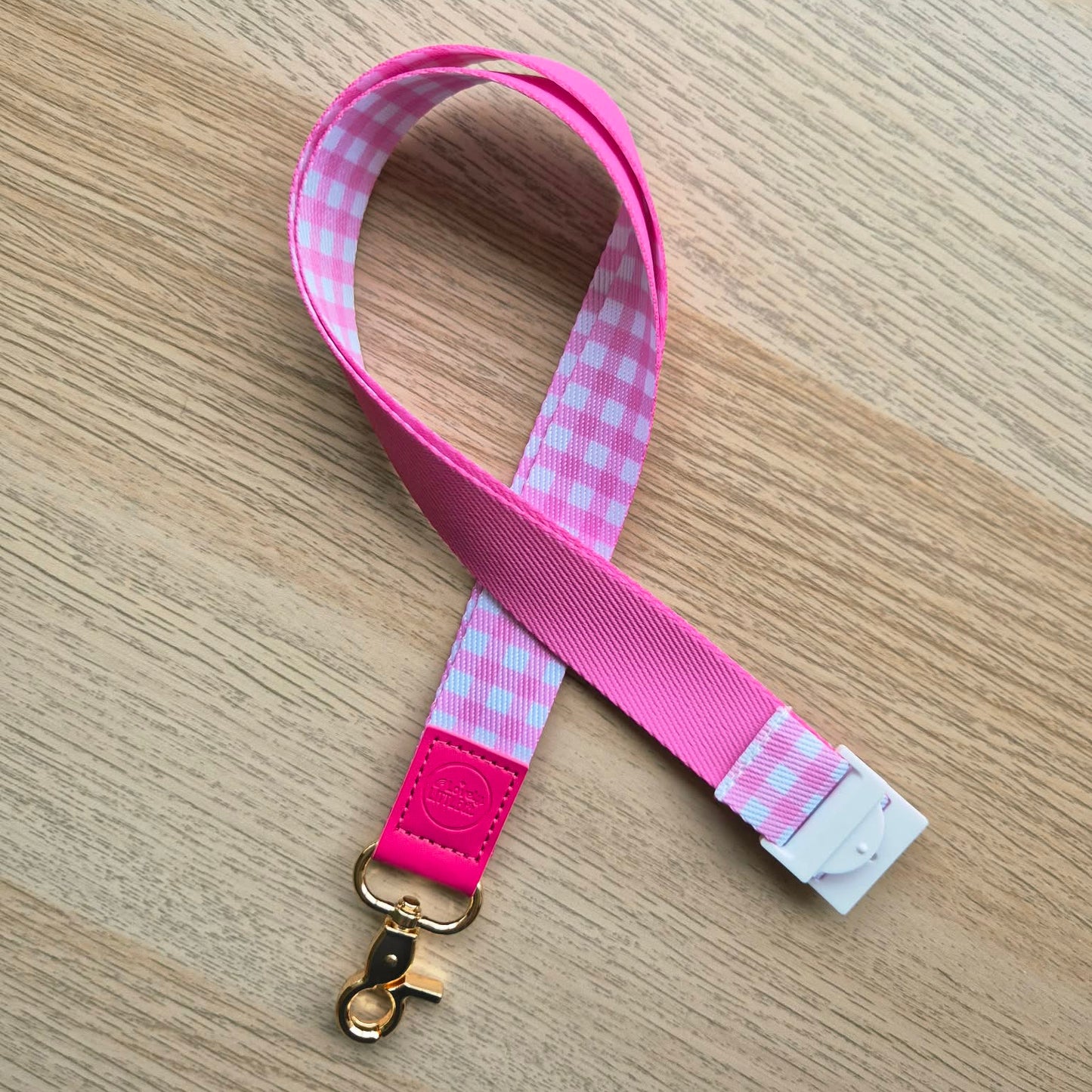 Pink Picnic Lanyard