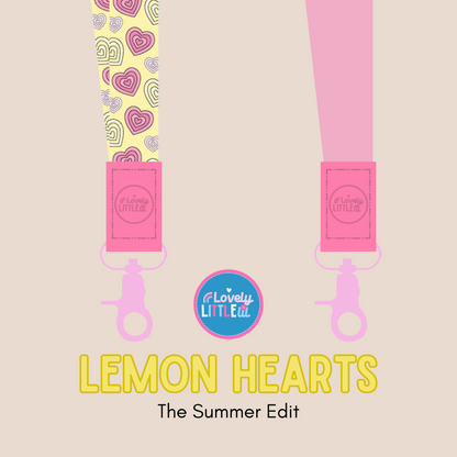 Lemon Hearts Lanyard