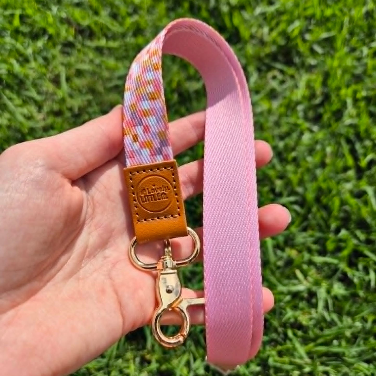 Pastel Patchwork Lanyard