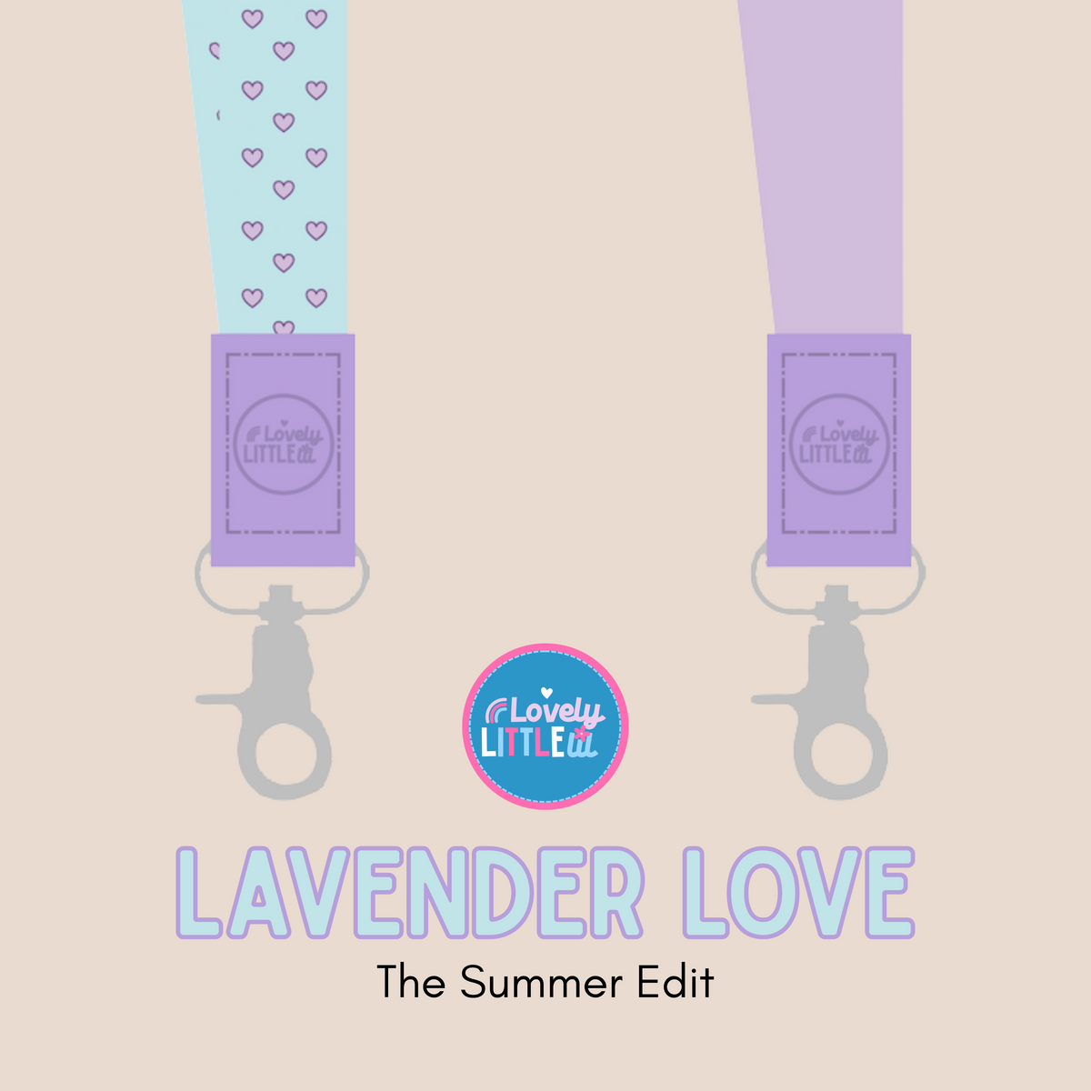 Lavender Love Lanyard