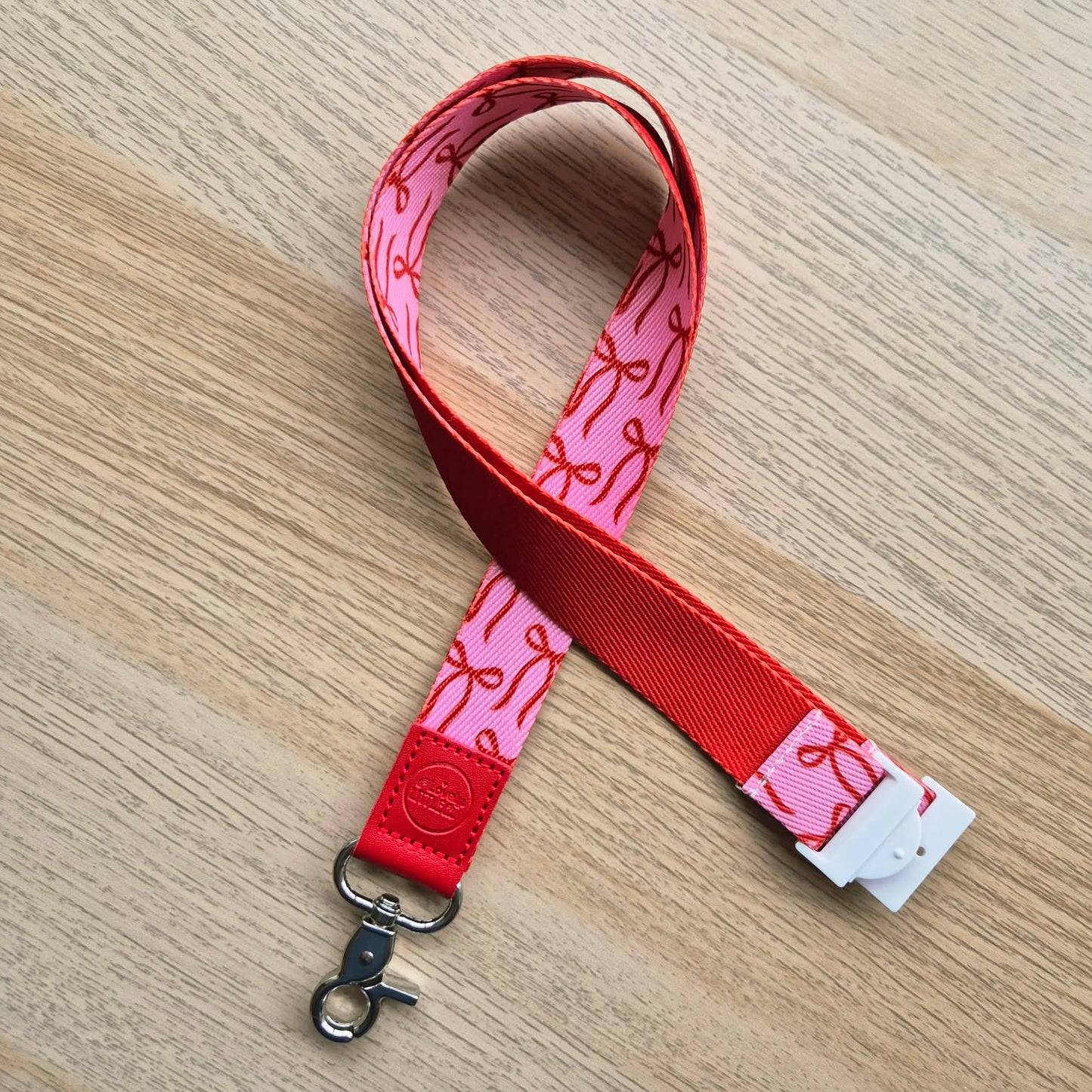 Blush Bows Lanyard