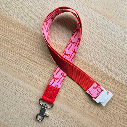 Blush Bows Lanyard