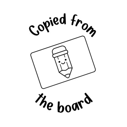 Copied From The Board