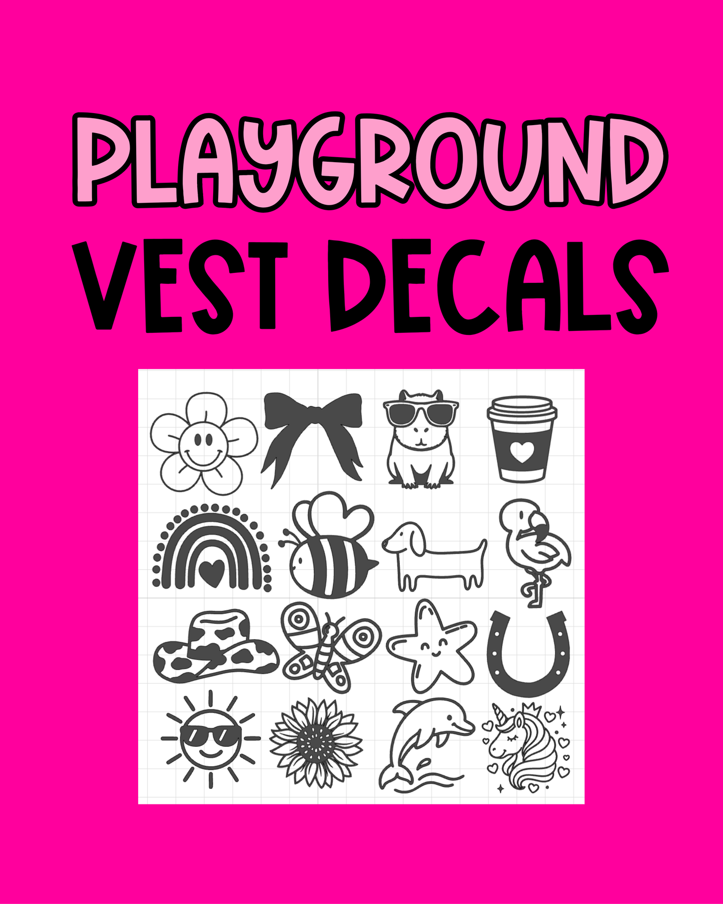 Custom Playground Duty Vests