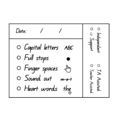 Lower School Writing Checklist
