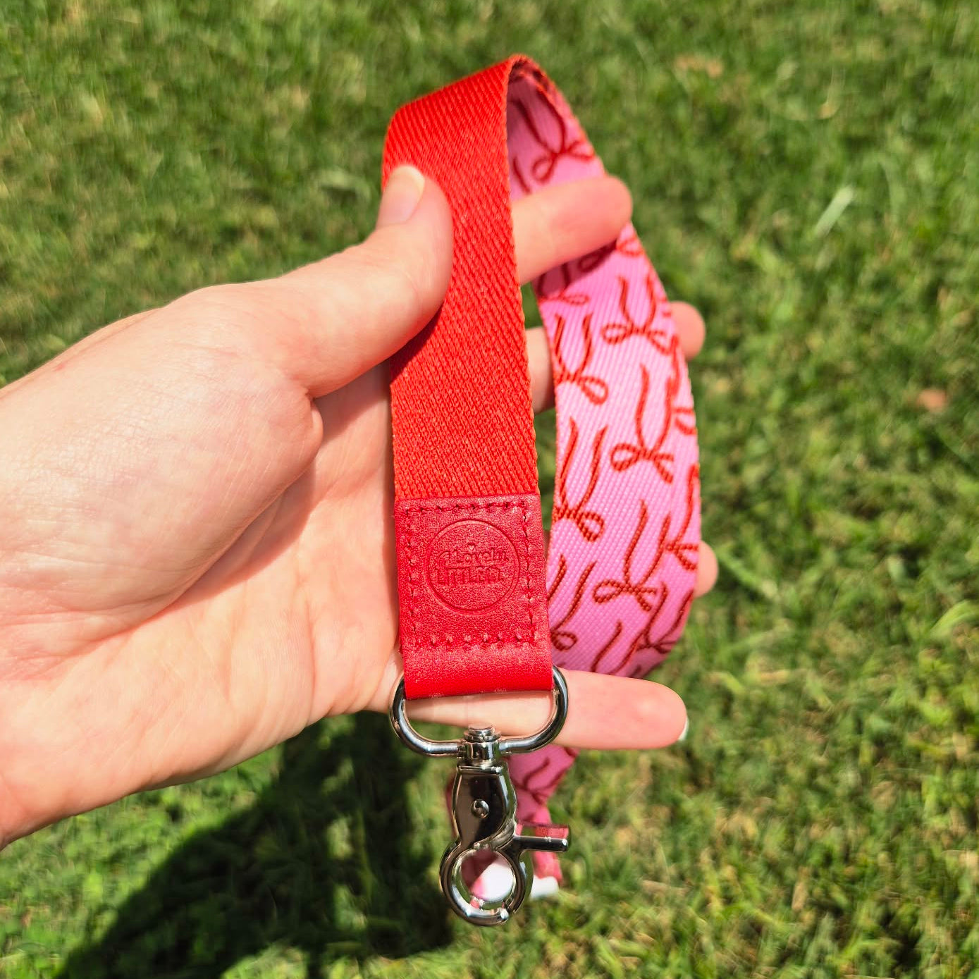 Blush Bows Lanyard