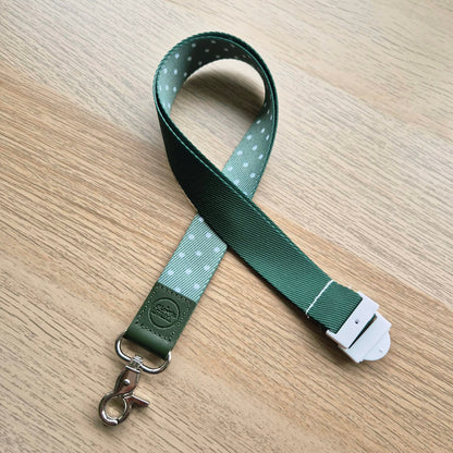 Olive Dots Lanyard