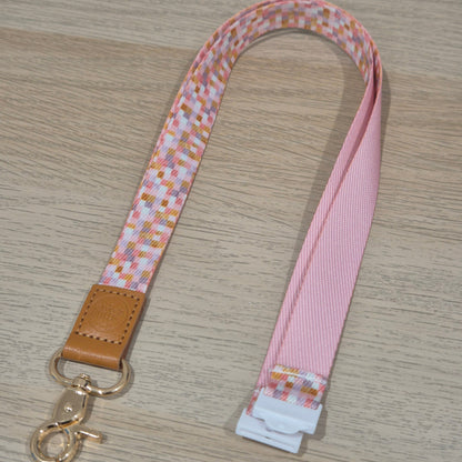 Pastel Patchwork Lanyard