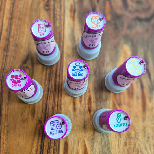 Teacher Diary Stamps